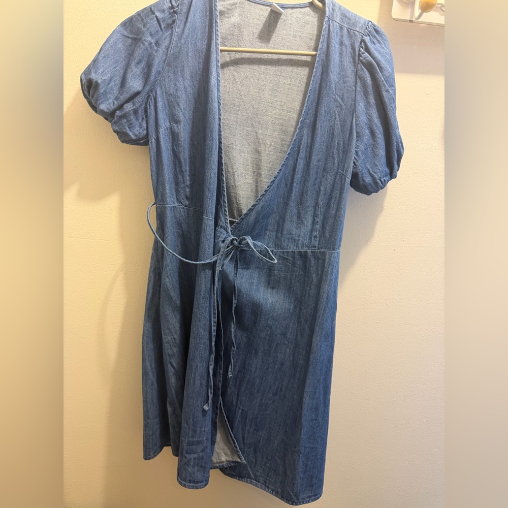 Old navy wrap denim dress